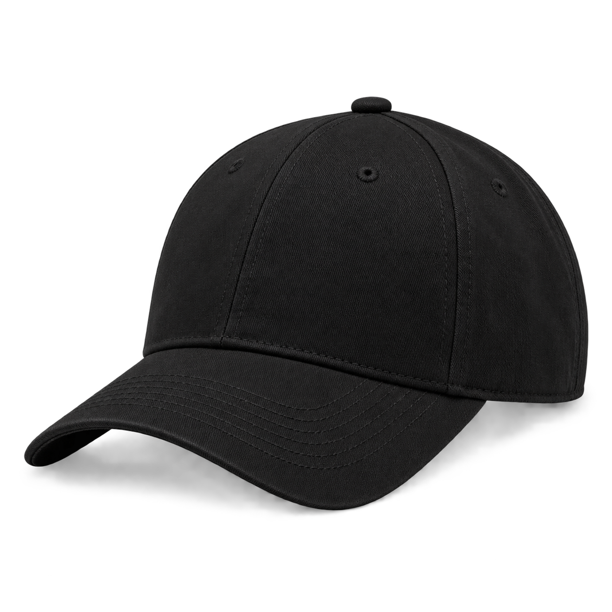 Mockup réaliste de casquette noire